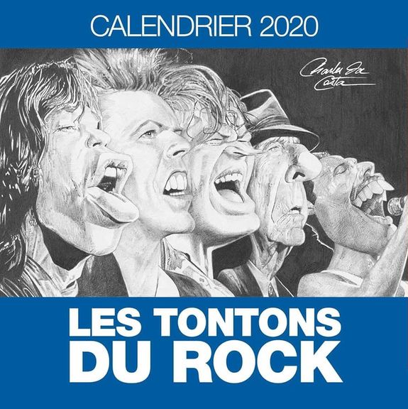 Les Tontons du rock - Calendrier 2020 par Charles Da Costa