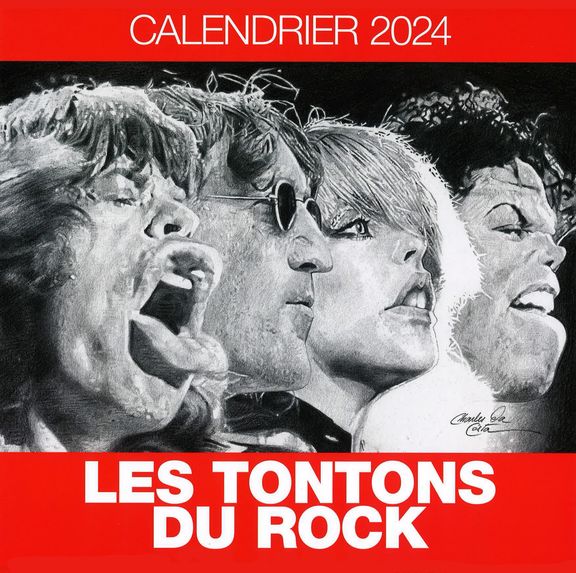 Les Tontons du rock - Calendrier 2024 par Charles Da Costa