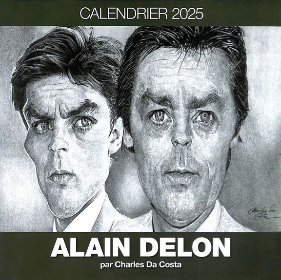 Alain Delon - Calendrier 2025 par Charles Da Costa