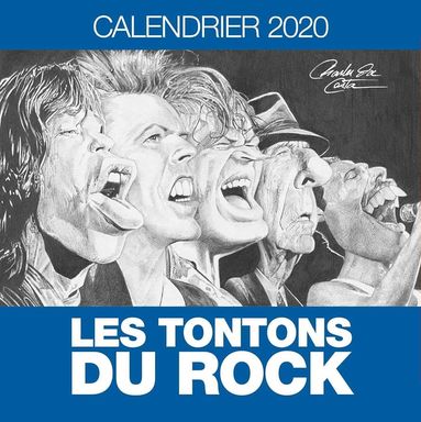 Les Tontons du rock - Calendrier 2020 par Charles Da Costa
