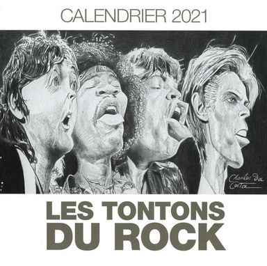 Les Tontons du rock - Calendrier 2021 par Charles Da Costa