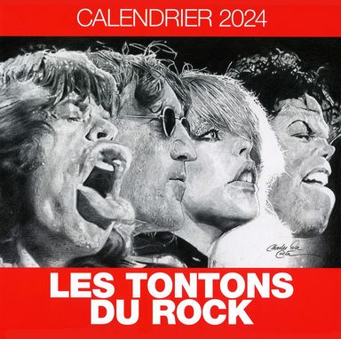 Les Tontons du rock - Calendrier 2024 par Charles Da Costa