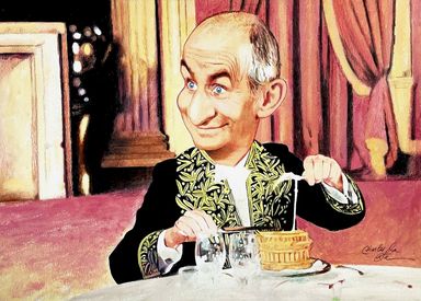 Louis de Funès par Charles Da Costa