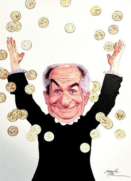 Louis de Funès par Charles Da Costa