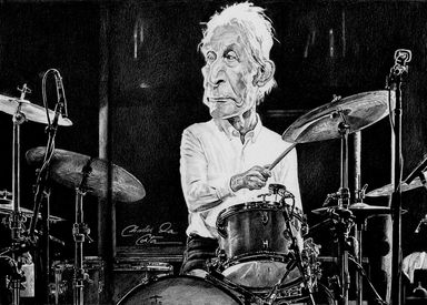 Charlie Watts par Charles Da Costa