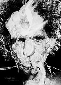 Keith Richards par Charles Da Costa