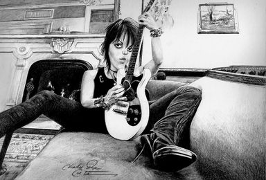 Joan Jett par Charles Da Costa